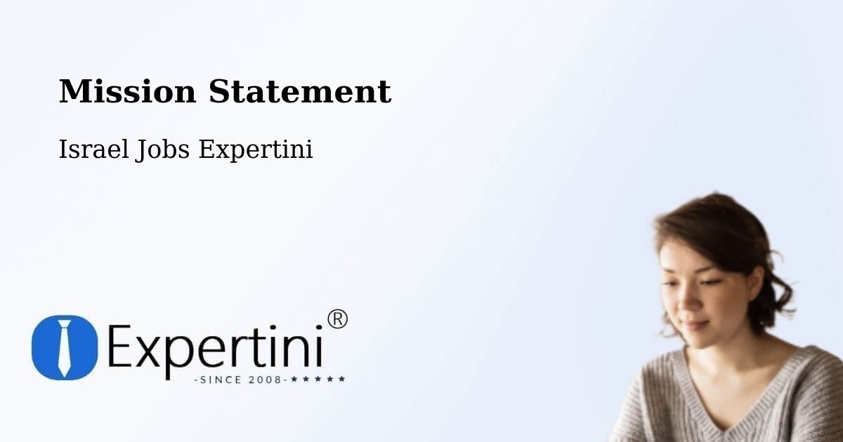 Mission Statement - Israel Jobs Expertini